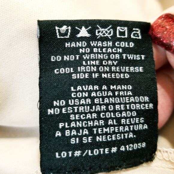 R&M Richards Black Stretch Lace Illusion Dress Sequins Sheer 3/4 Sleeves Size 14 - Picture 11 of 11